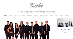 Desktop Screenshot of kicksband.com